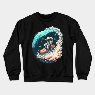 Surfing to The Other Galaxy Crewneck Sweatshirt